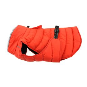 Alpine Extreme Cold Puffer Coat (Color: Orange, size: 5X-Large)