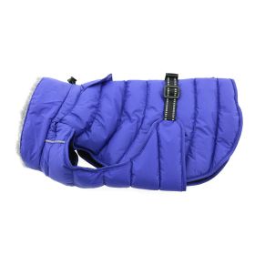 Alpine Extreme Cold Puffer Coat (Color: Blue, size: 2X-Large)